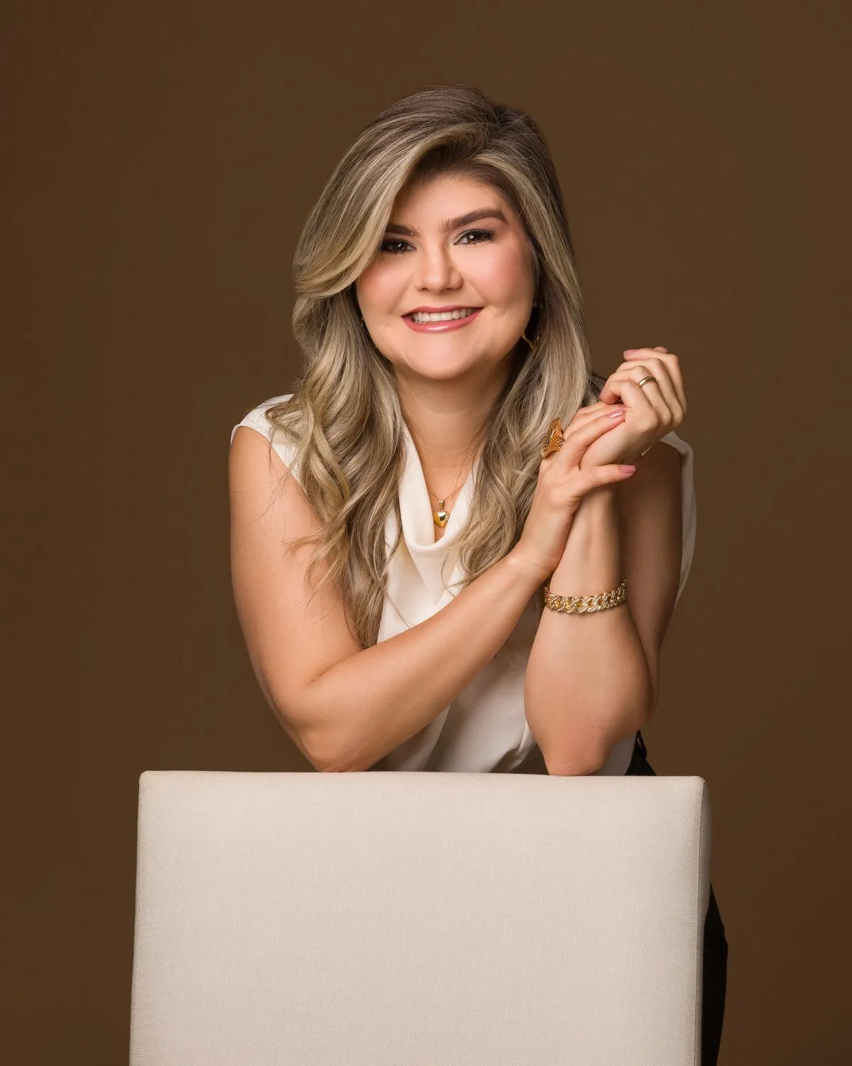 Raquel Dias, administradora e mentora de negócios da saúde, em retrato profissional